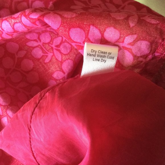 Lesley Evers Fuchsia Shift Dress 3/4 sleeves - Picture 5 of 5